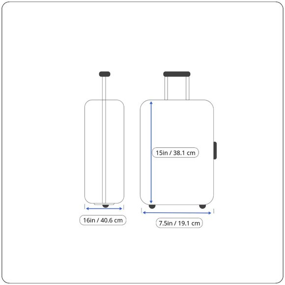 Disney Kids Purple & Pink Sparkling Minnie Mouse Rolling Luggage Size M - Picture 9 of 9